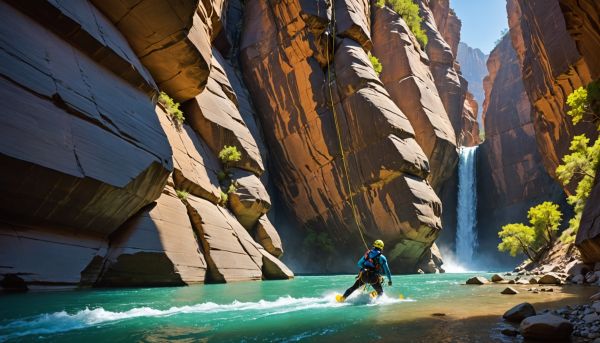 Le canyoning procure des sensations fortes inoubliables ici